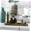 GRIRIW London Tower Bridge Decorative Craft Ornament for Home Office and Restaurant Architectural Souvenir Figurine Bronze view 3