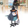 Christmas Figurines, Cute Christmas Decor, Bird Decor, Table Fabric Bird Ornament Grab A Broom Stable Base Cute Fabric Standing Bird Figurine Decoration view 1