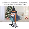 Christmas Figurines, Cute Christmas Decor, Bird Decor, Table Fabric Bird Ornament Grab A Broom Stable Base Cute Fabric Standing Bird Figurine Decoration view 3