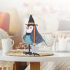 Christmas Figurines, Cute Christmas Decor, Bird Decor, Table Fabric Bird Ornament Grab A Broom Stable Base Cute Fabric Standing Bird Figurine Decoration view 4