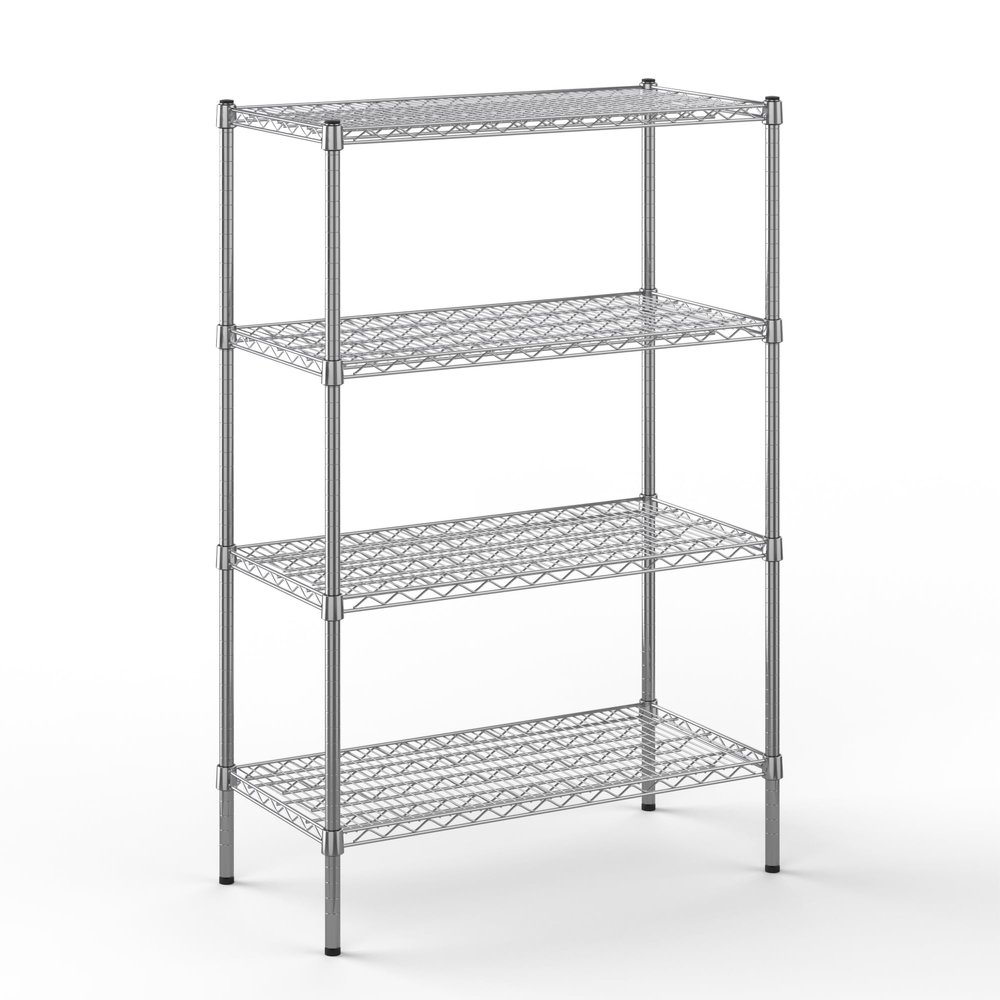 Regal Altair 18" Deep x 36" Wide x 54" Height Wire Shelving Kit | 4-Tier | NSF Commercial Storage Rack Unit
