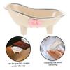 FELTECHELECTR Bathtub Shaped Soap Dish Soap Cases for Shower Decorative Bath Tub Decor view 3