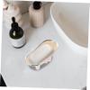 FELTECHELECTR Bathtub Shaped Soap Dish Soap Cases for Shower Decorative Bath Tub Decor view 4