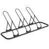 CyclingDeal Bicycle Floor Parking Rack Stand - for Mountain MTB Road Bike - Indoor Home Garage Storage - Adjustable for 3 Fat Bikes view 1