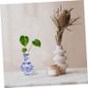 BESTOYARD Blue and White Porcelain Vase Dinner Table Decor Blue Plant Pot Desktop Decor Porcelain Vase Decorations Modern Ceramic Floral Ceramic Crafts view 3