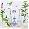 BESTOYARD Blue and White Porcelain Vase Dinner Table Decor Blue Plant Pot Desktop Decor Porcelain Vase Decorations Modern Ceramic Floral Ceramic Crafts view 4