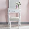 AMONG Vanity Desk Dressing Table Set Bedroom Dressing Table Modern Minimalist Vanity Table, Dressing Table + Makeup Stool + Drawer Bedroom Makeup Table view 3