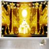 CORFOTO 92x70 Inch Ancient Greece Mesopotamia Tapestry Wall Hanging Fantasy with Characters of Myths Background for Greek Theme Party Decor Living Room Bedroom Dorm Wall Hanging Decor view 2
