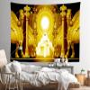 CORFOTO 92x70 Inch Ancient Greece Mesopotamia Tapestry Wall Hanging Fantasy with Characters of Myths Background for Greek Theme Party Decor Living Room Bedroom Dorm Wall Hanging Decor view 3