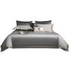SkiPdr Cotton Bedding Home Textile Bedding Color Weave Jacquard Villa Four-piece Set Bed Linings (Color : D, Size : 220 * 240cm) view 1