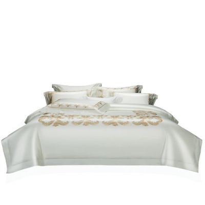 SKipdr Cotton Bedding Home Textile Bedding Color Weave Jacquard Villa Four-Piece Set Bed Linings (Color : D, Size : 200 * 230cm)