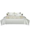 SKipdr Cotton Bedding Home Textile Bedding Color Weave Jacquard Villa Four-Piece Set Bed Linings (Color : D, Size : 200 * 230cm) view 1