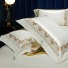 SKipdr Cotton Bedding Home Textile Bedding Color Weave Jacquard Villa Four-Piece Set Bed Linings (Color : D, Size : 200 * 230cm) view 2
