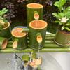 UNbit Bamboo Feng Shui Water Fountain Outdoor Japanese Garden Feature Spout and Pump, Garden Handmade Fountain Sculptures Statues Arts Crafts Flowing Waterfall,30cm Fountain, 40cm view 2