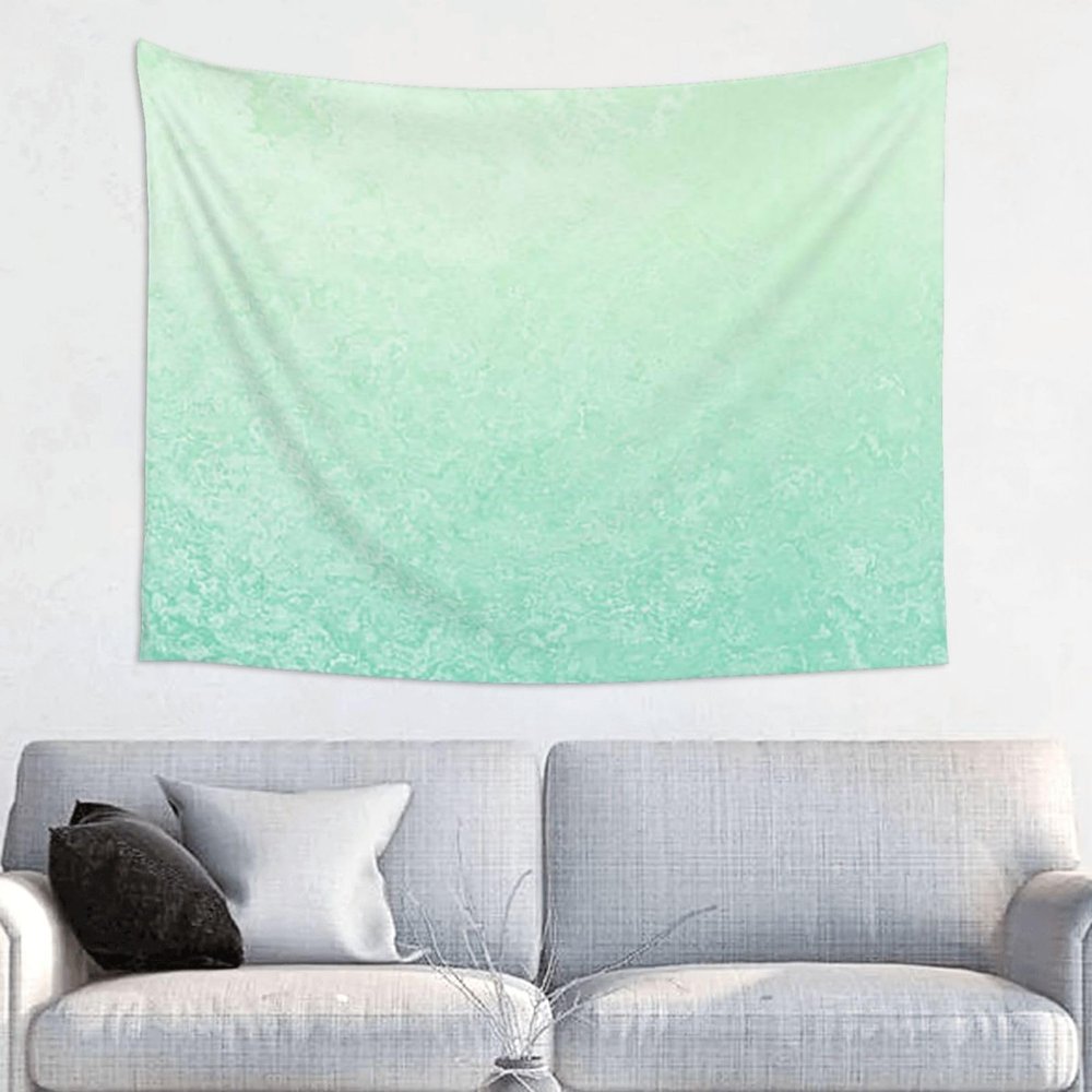 WETEYAFU Mint Green Tapestry Wall Hanging Tapestry Wall Tapestry for Bedroom Aesthetic Tapestry Tapestry 29x37in
