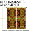 Abstract Retro Grommet Curtain Panels Rod Pocket Insulated Window Coverings Soundproofing Blanket 63inch Width by 80inch Length view 4