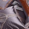 SKipdr Satin Jacquard Four-Piece Bedding Set Quilt Cover Curry Purple Bed Linings (Color : D, Size : 220 * 240cm) view 2
