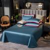 SKipdr Cotton Patchwork Stripe Duvet Cover Soft Bedding Fitted Bed Sheet Pillowcase Bed Linings (Color : A, Size : USKing264x230 4pcs) view 2