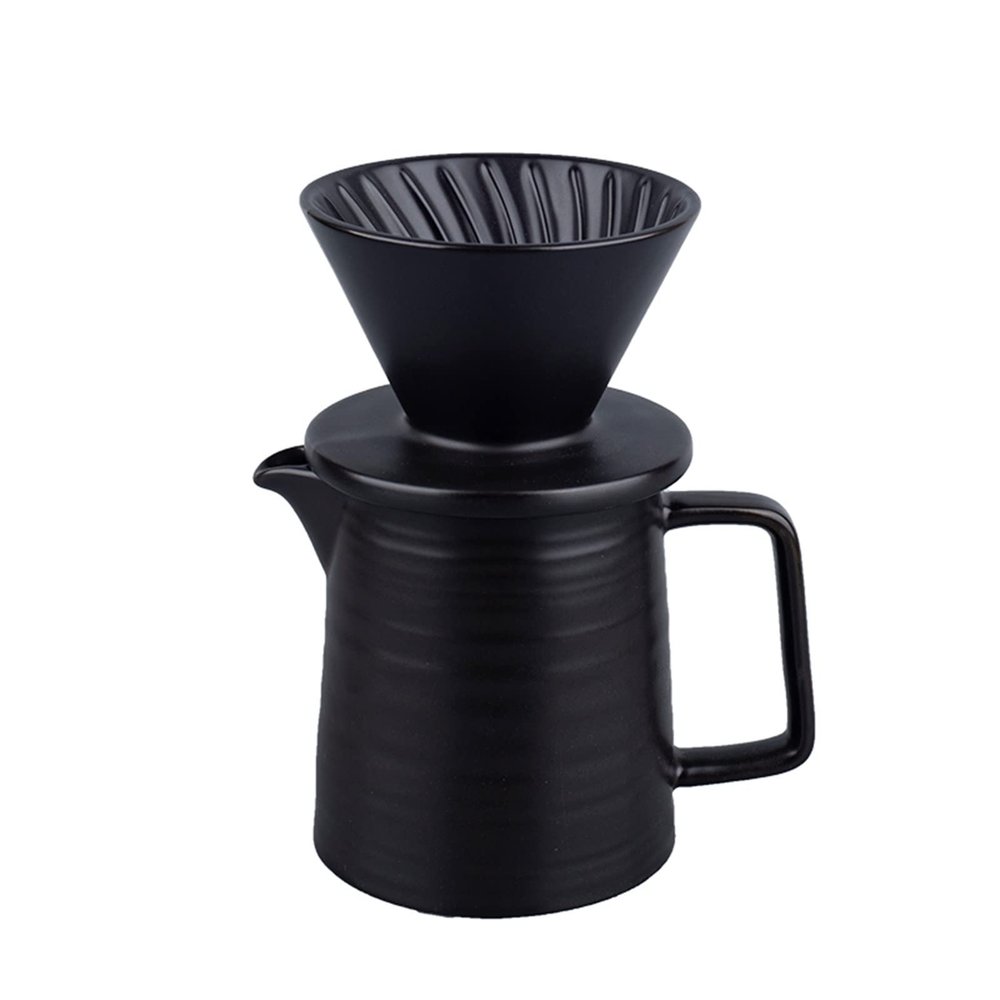 Coffee Kettle stovetop Hand Brewed Coffee Pot Set, Ceramic Filter Cup, Shared Pot, Hand Grinder, Gift Box, Coffee Pot