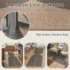 Lahome Modern Rainbow Easy Jute Outdoor Runner Rug, 2x6 Runners for Hallways Washable Laundry Room Rug, Farmhouse Non Slip Indoor Outdoor Carpet for Kitchen Floor Entryway view 3