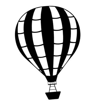 Amosfun Iron Art Hot Air Balloon Wall Hanging Metal Decor for Living Room Bedroom Garden Modern Minimalist Unique Wall Sculpture for Home Decoration