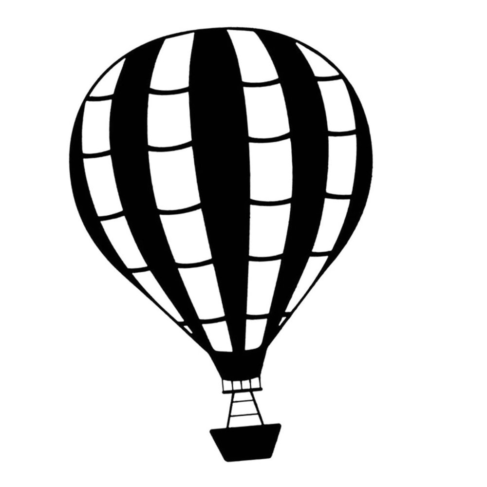 Amosfun Iron Art Hot Air Balloon Wall Hanging Metal Decor for Living Room Bedroom Garden Modern Minimalist Unique Wall Sculpture for Home Decoration
