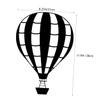 Amosfun Iron Art Hot Air Balloon Wall Hanging Metal Decor for Living Room Bedroom Garden Modern Minimalist Unique Wall Sculpture for Home Decoration view 2