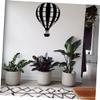 Amosfun Iron Art Hot Air Balloon Wall Hanging Metal Decor for Living Room Bedroom Garden Modern Minimalist Unique Wall Sculpture for Home Decoration view 4