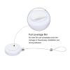 MECCANIXITY Retractable Security Cable Lock,Remote Control Security Lock,Remote Control Anti-Lost Rope with Double-Sided Adhesive for TV,DVD,Hardware Cable Lock 2Set White 35.43" Length view 4
