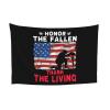 WETEYAFU Honor The Fallen Thank The Living Memorial Day Tapestry,Tapestries Wall Hanging Decor For Living Room Bedroom (60X 40) Inch view 2