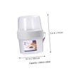 Anneome 1set Overnight Food Storage Container Double Layer Bento Carrier for Cereal Yogurt Fruits Each Space-saving Easy to Clean Reusable Design view 4