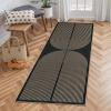 Lahome Modern Rainbow Hallway Runner Rug, 2x6 Washable Easy Jute Rugs for Entryway Kitchen Farmhouse Indoor Outdoor Carpet, Non Slip Runner for Porch Bedroom Laundry Front Door view 1