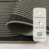 Lahome Modern Rainbow Hallway Runner Rug, 2x6 Washable Easy Jute Rugs for Entryway Kitchen Farmhouse Indoor Outdoor Carpet, Non Slip Runner for Porch Bedroom Laundry Front Door view 4