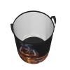 Cigar And Whiskey Laundry Basket,Collapsible Circular Laundry Hamper,Clothes Hamper For Bathroom Bedroom Dorm view 3