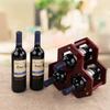 TEMKIN Countertop Wine Rack Wine Rack,Countertop Wine Rack,3 Wine Holder for Wine Storage No Assembly Required Modern Metal Wine Rack Small Wine Rack Cabinet Shelf Racks view 3