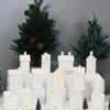 Ceramic Houses and Villages Christmas Decorations Lndoor White Christmas Village Houses Ceramic Houses and Villages,White Ceramic Christmas Village Houses (J11) view 4