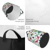 Colorful Dinosaurs Laundry Basket,Collapsible Circular Laundry Hamper,Clothes Hamper For Bathroom Bedroom Dorm view 4