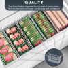 DPZM 17.5 inch 2Packs Chest Freezer Organizer Bins, Deep Freezer Basket with Hanging Handles, Freezer Baskets, Fridge Organizer bins, Metal Wire Storage Baskets view 4