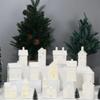 SUNKOX White Ceramic Christmas Village Houses Indoor Christmas Decorations (E11) view 4