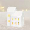 SUNKOX Houses and Villages Christmas Decorations Lndoor White Village Ceramic (H11) view 1