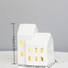 SUNKOX Houses and Villages Christmas Decorations Lndoor White Village Ceramic (H11) view 3