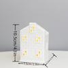 SUNKOX Houses and Villages Christmas Decorations Lndoor White Village Ceramic(K11) view 3