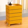 SRURLLUG Bedside Table, Multifunctiona Storage Chest, Clear Drawers Storage Case, Multifunctional Organizer for Kitchen Bedroom Laundry Room,etc,Transparent soot view 4
