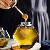 380ml Sealing Glass Honey Pot Environmental Friendly Clear Jam Jar for Home Kitchen Use (Size : Large) () view 3