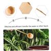 Anneome Natural Bamboo Japanese Water Ladle Handmade Water Dipper Spoon for Tea Ceremony Unique Ergonomic Design Easy to Clean Artisan Bamboo Scoop for Kitchen Use view 2