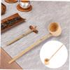 Anneome Natural Bamboo Japanese Water Ladle Handmade Water Dipper Spoon for Tea Ceremony Unique Ergonomic Design Easy to Clean Artisan Bamboo Scoop for Kitchen Use view 4