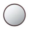 20" x 20" Circle Wall Mirror with Wooden e and Walnut,Wall Mirror for Living Room Dining Room view 2