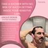 Genedy Ear Covers for Shower, Heat and Hair Dye Protection - Pink - Waterproof Ear Covers for Washing Hair - Reusable Silicone Ear Caps For Hair Dye - Ear Protectors From Heat Styling and Dryer view 2
