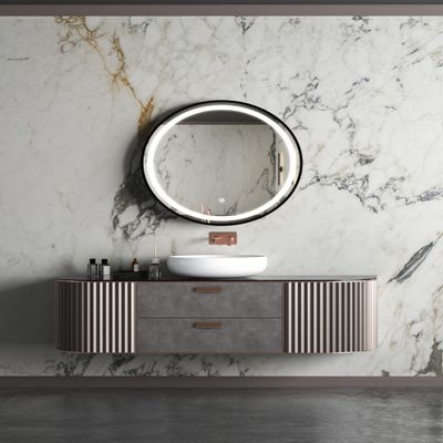 32 inch Bathroom Led Classy Vanity Mirror with High Lumen,Dimmable Touch,Wall Switch Control, Anti-Fog,CRI 95 Adjustable 3000K-4500K-6000K,IP54 Waterproof Energy Savin