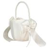 HOLIDYOYO Flower Girl Basket Wedding Bowknot Flower Basket Elegant Decor for Special Events view 1